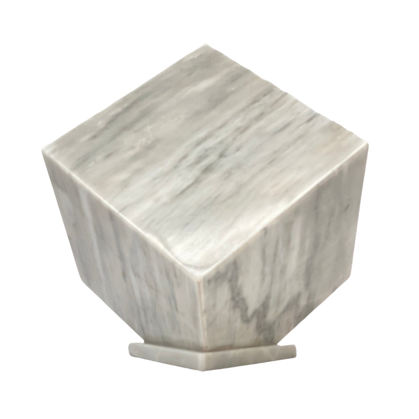 White Marble Urn - 320 cubic inches