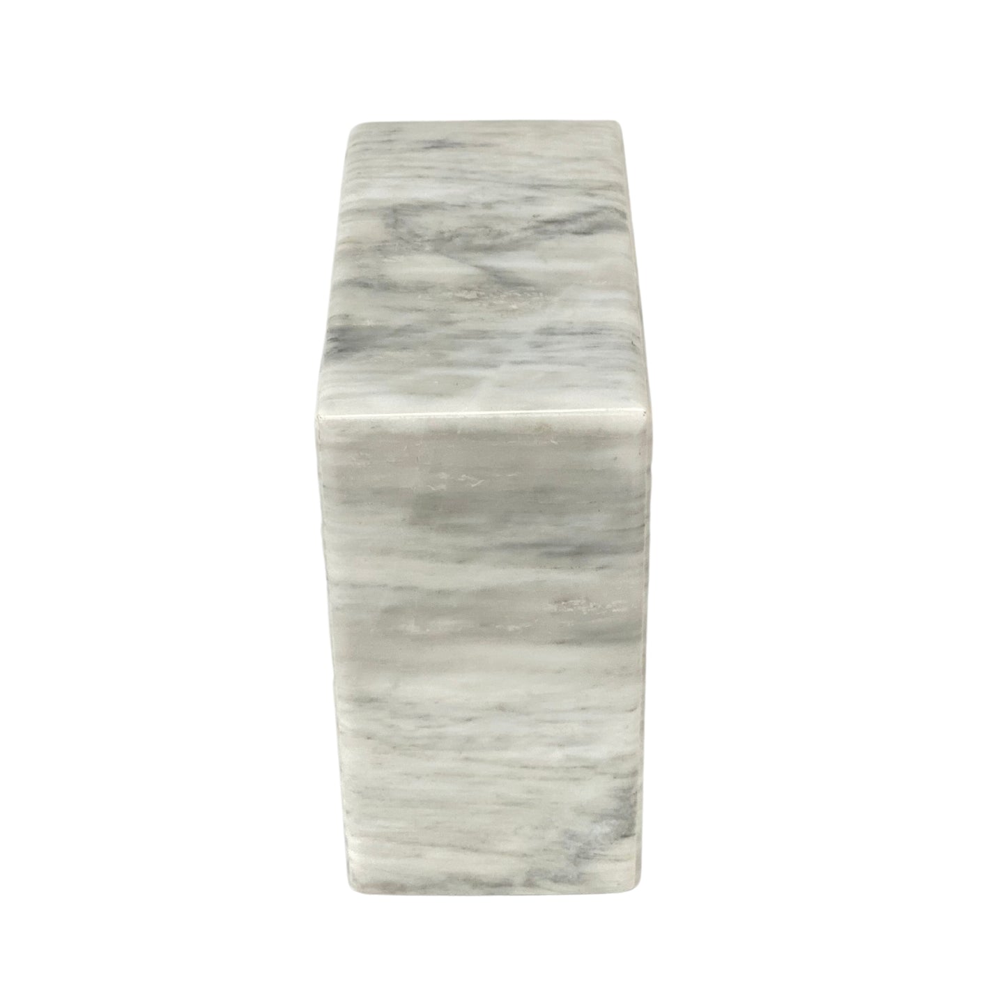 White Marble Urn - 140 cubic inches