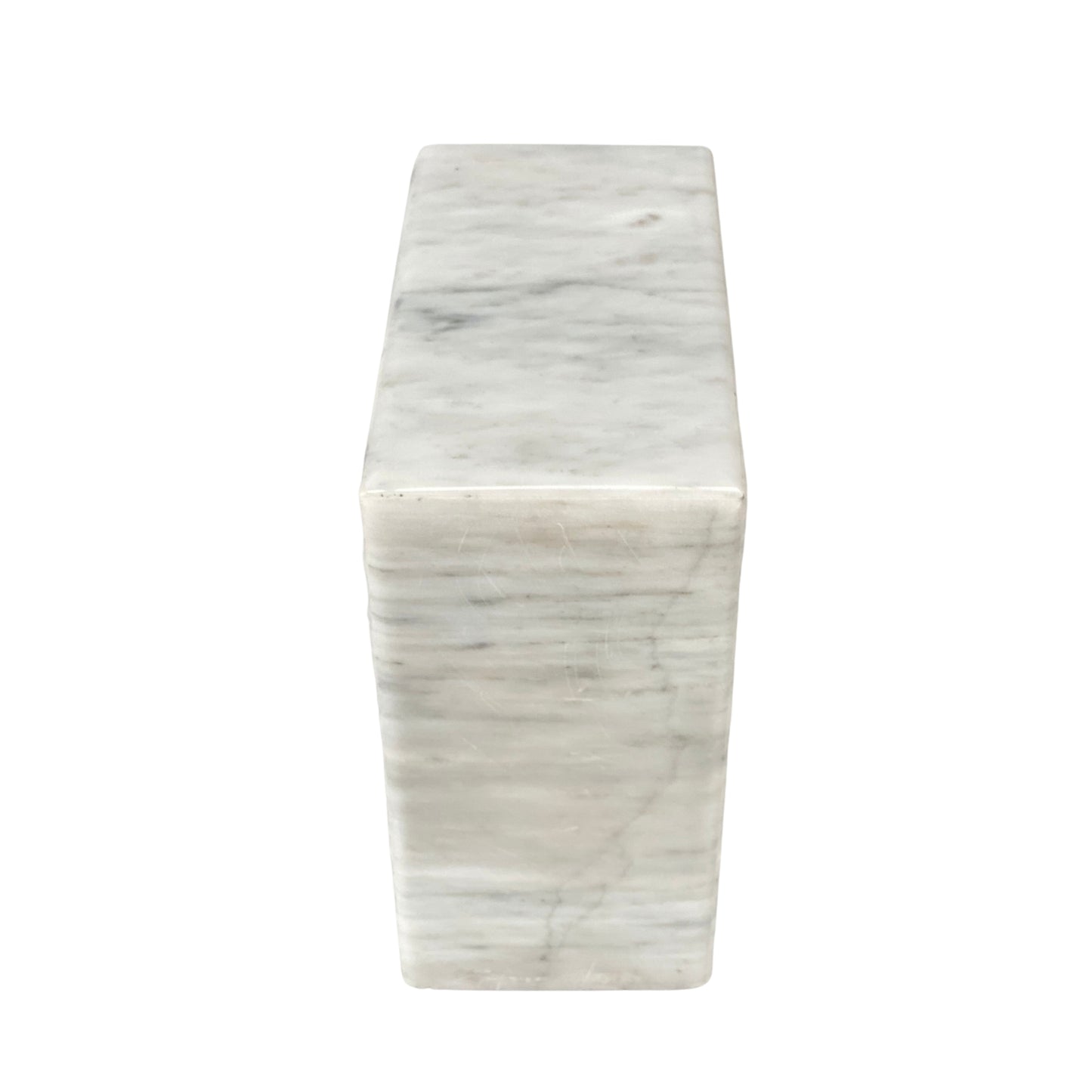 White Marble Urn - 140 cubic inches