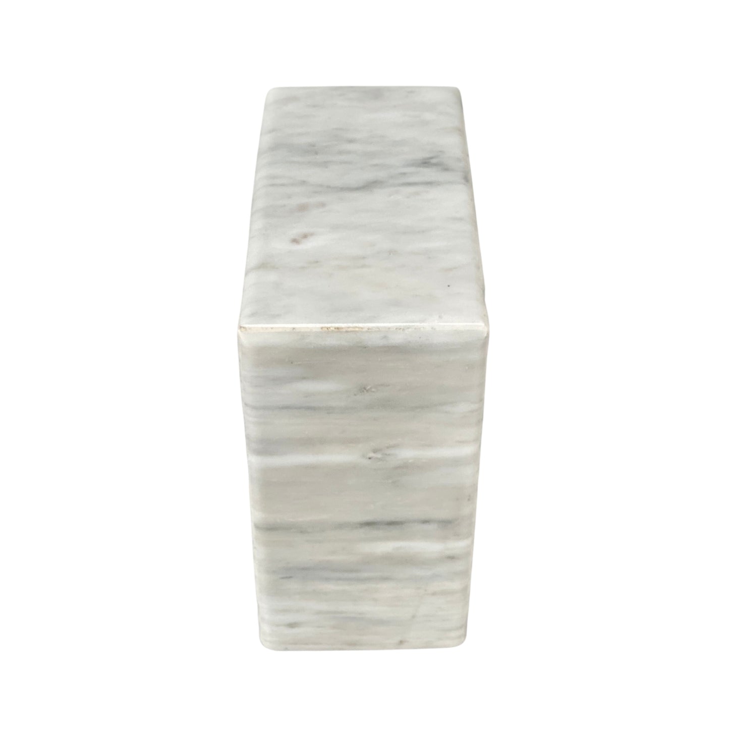 White Marble Urn - 140 cubic inches