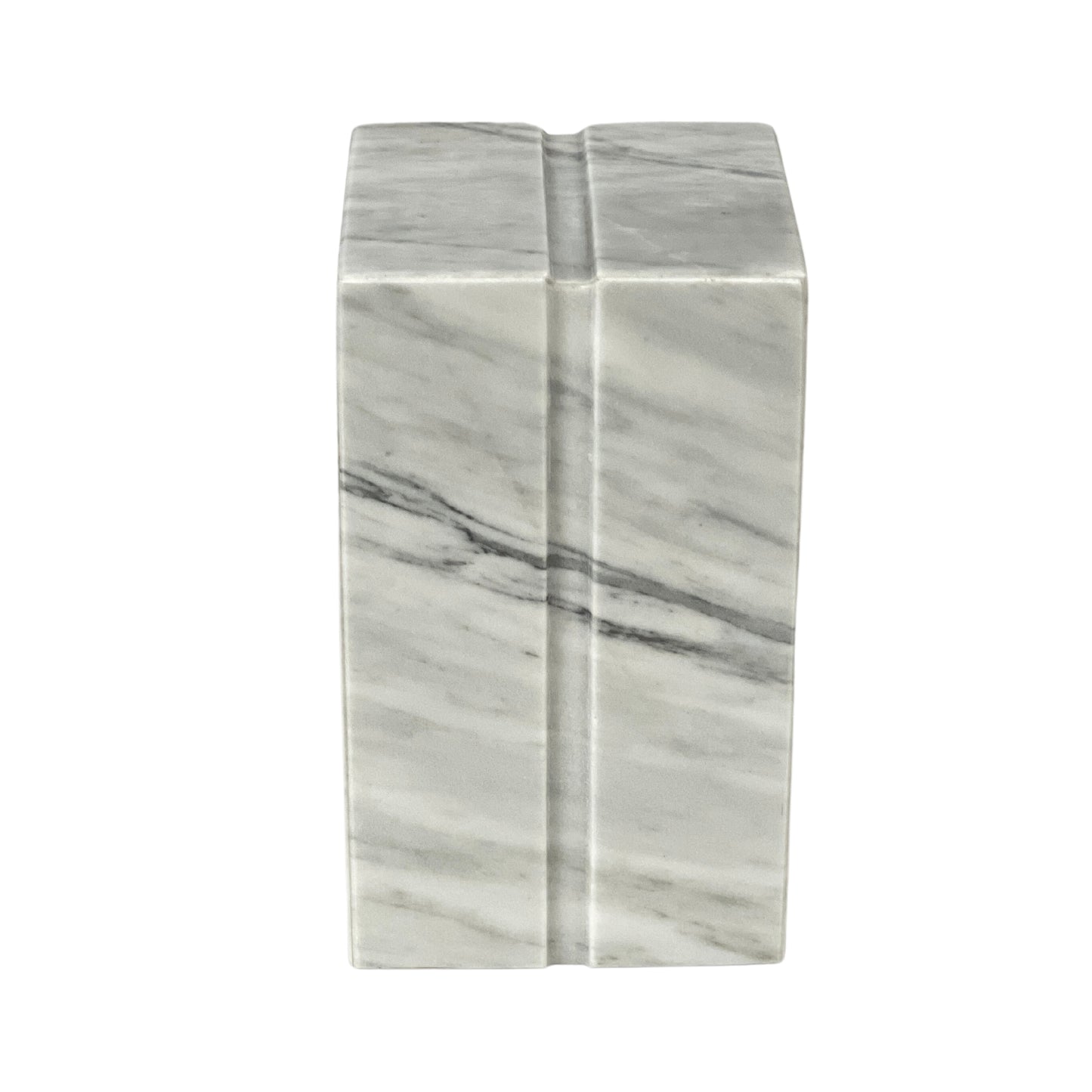 White Marble Urn - 168 cubic inches