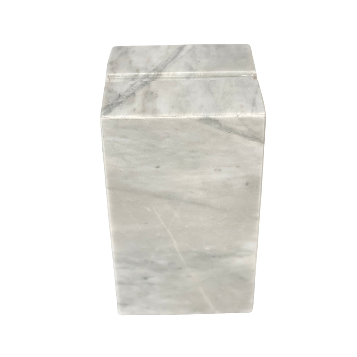 White Marble Urn - 168 cubic inches