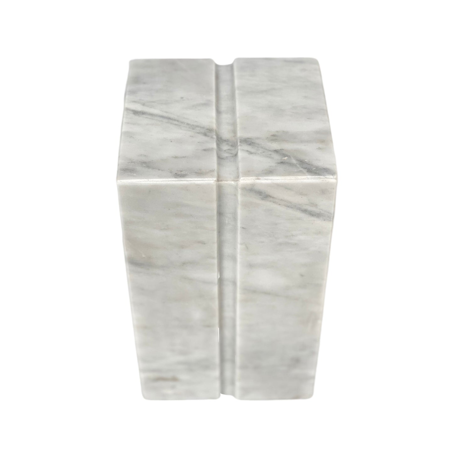 White Marble Urn - 168 cubic inches