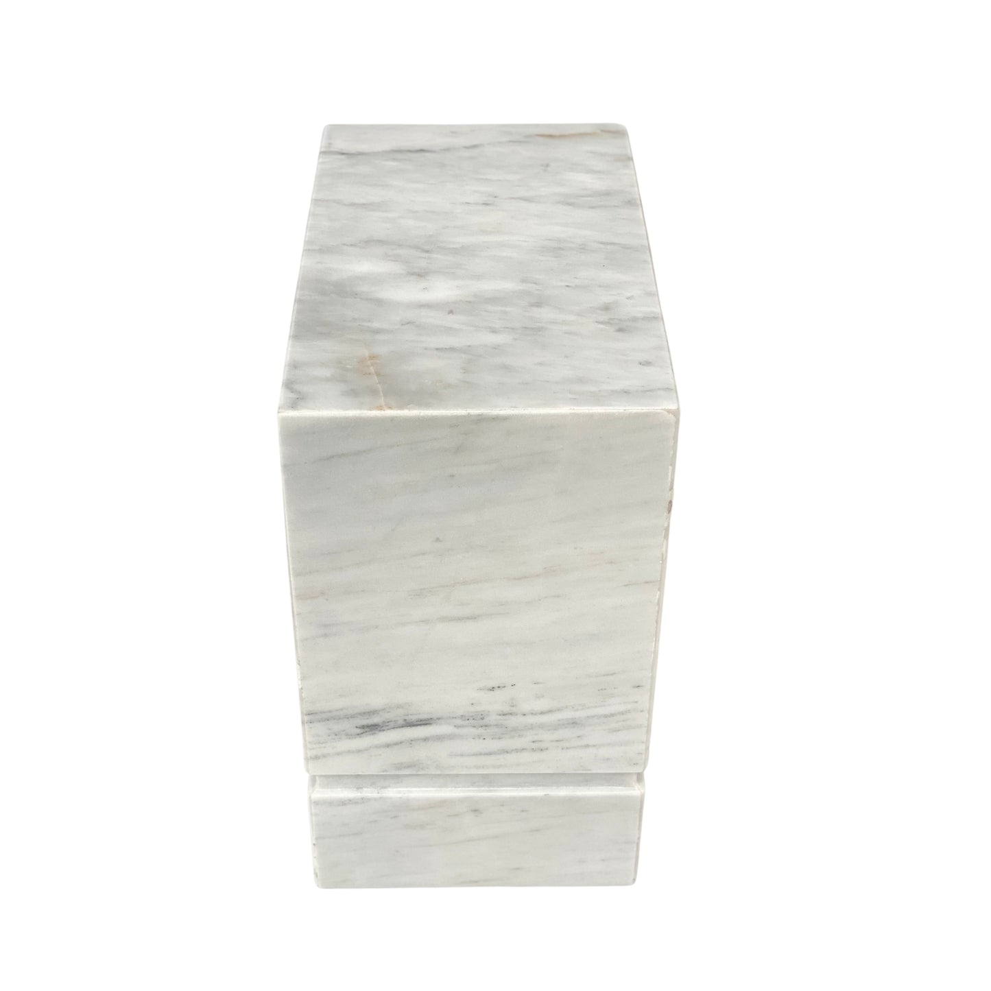 White Marble Urn - 450 cubic inches