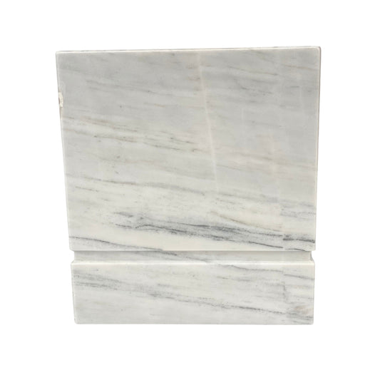 White Marble Urn - 450 cubic inches