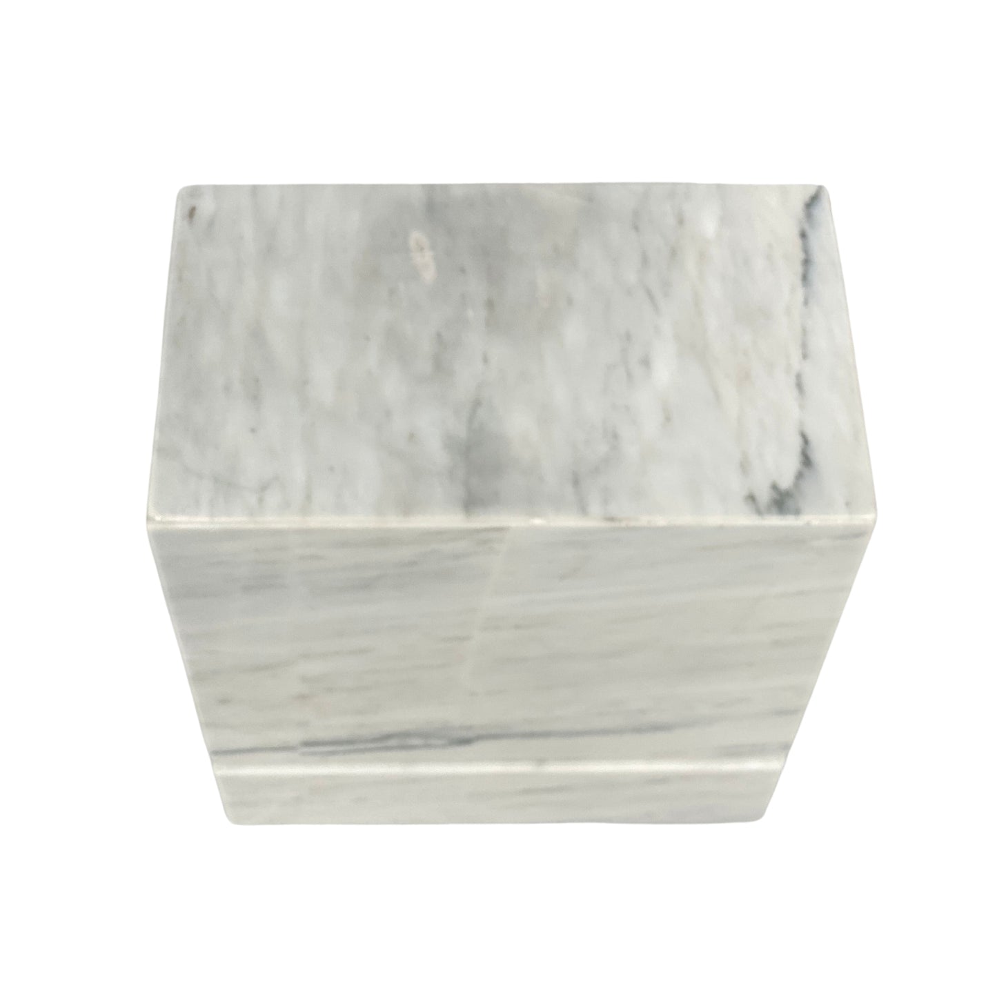 White Marble Urn - 450 cubic inches