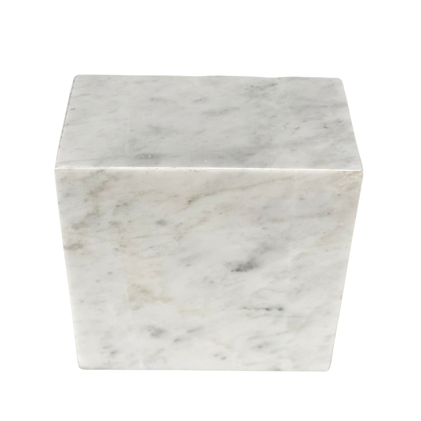 White Marble Urn - 250 cubic inches