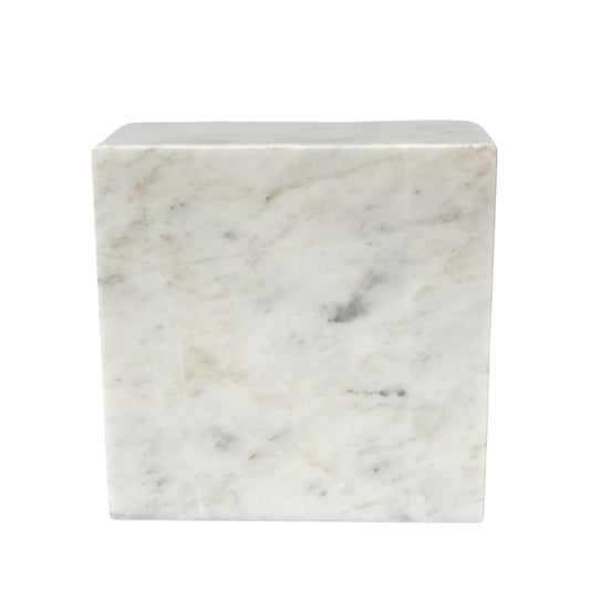 White Marble Urn - 250 cubic inches