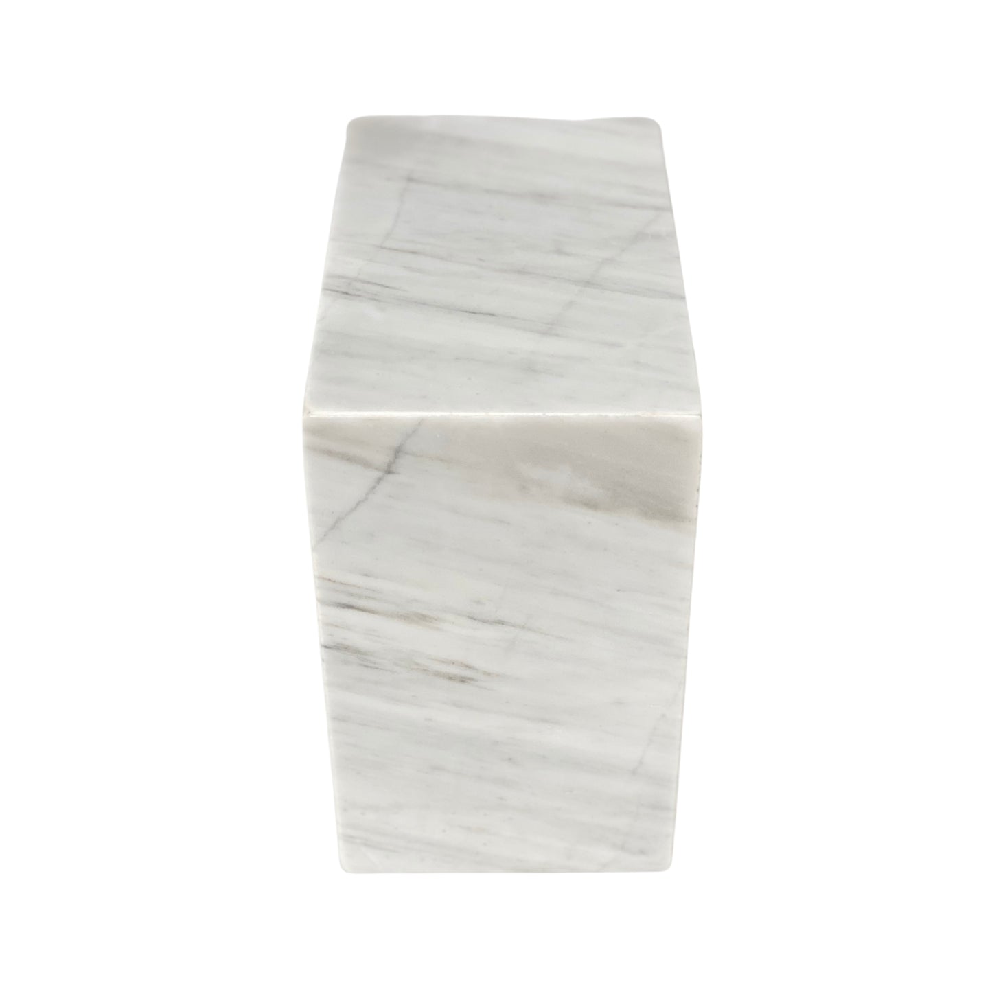 White Marble Urn - 250 cubic inches