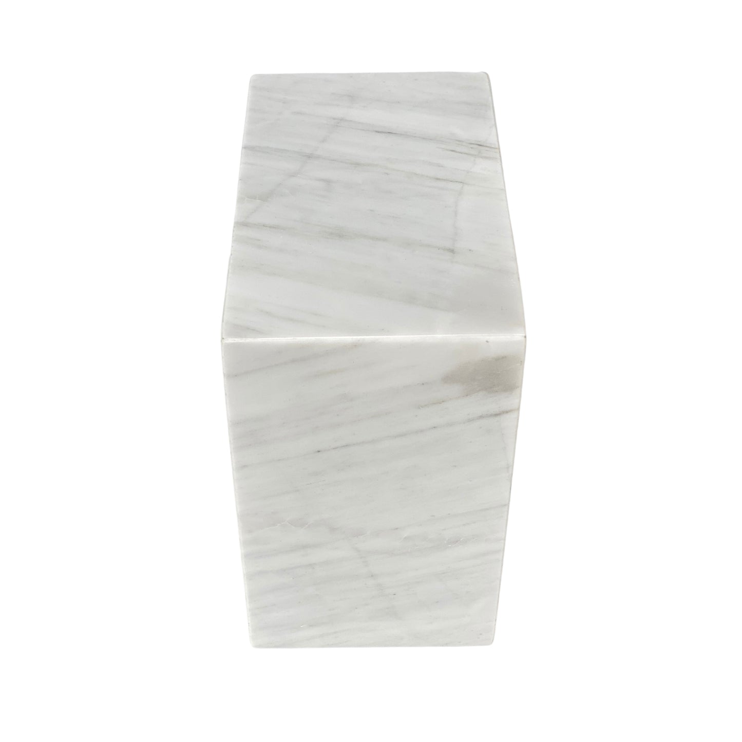 White Marble Urn - 250 cubic inches