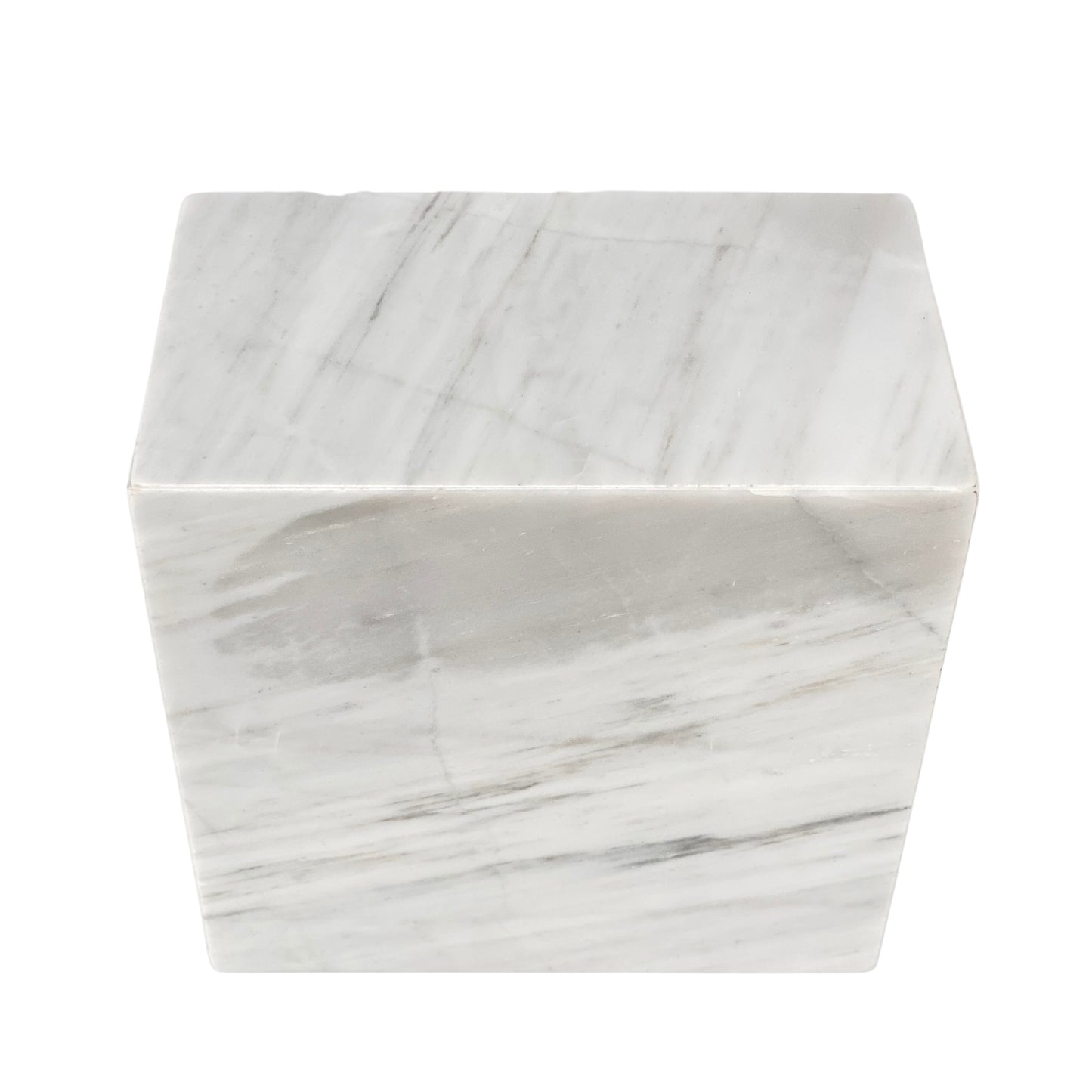 White Marble Urn - 250 cubic inches