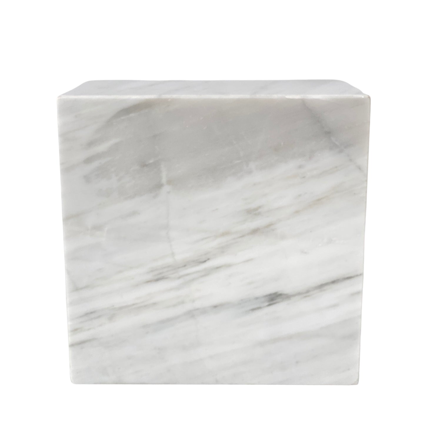 White Marble Urn - 250 cubic inches