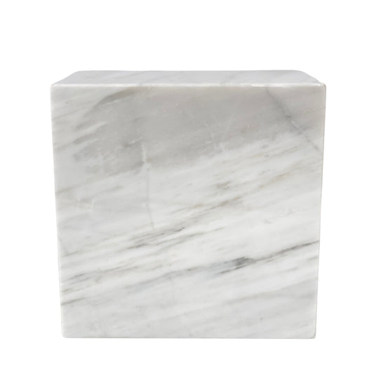 White Marble Urn - 250 cubic inches