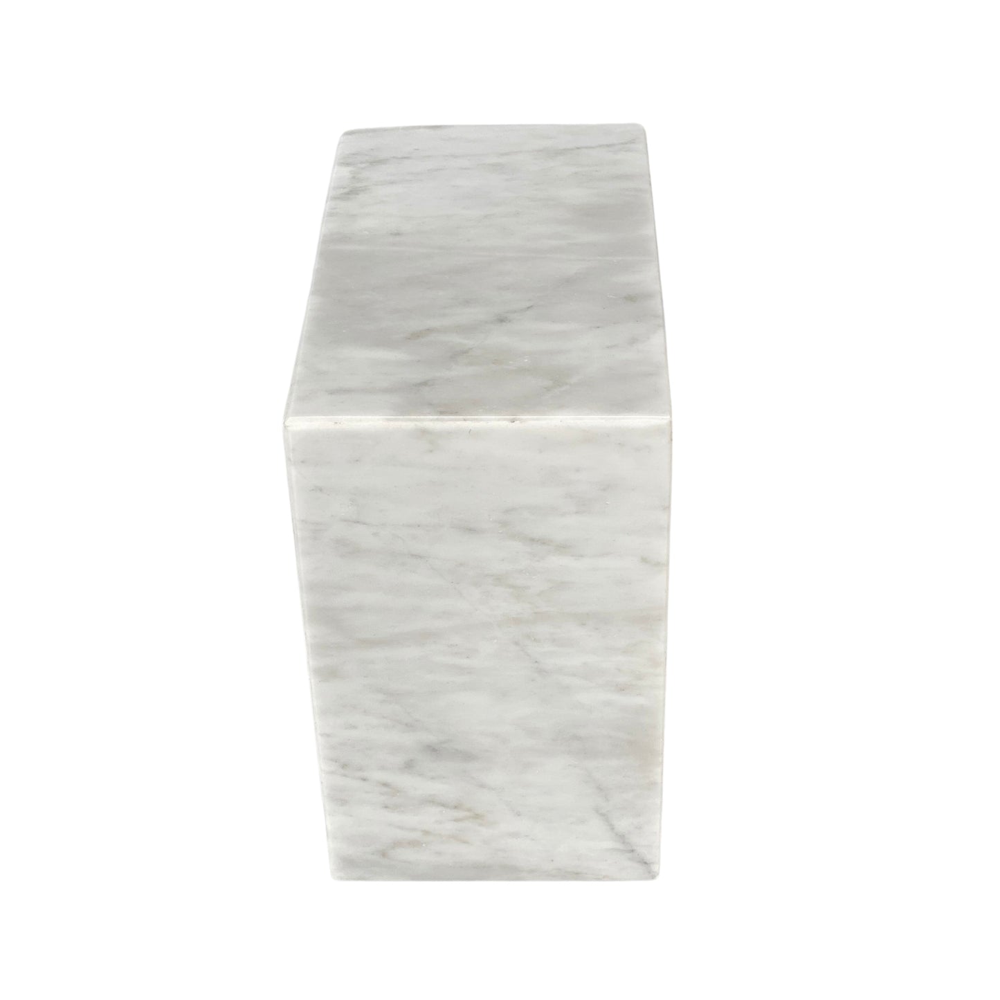 White Marble Urn - 250 cubic inches