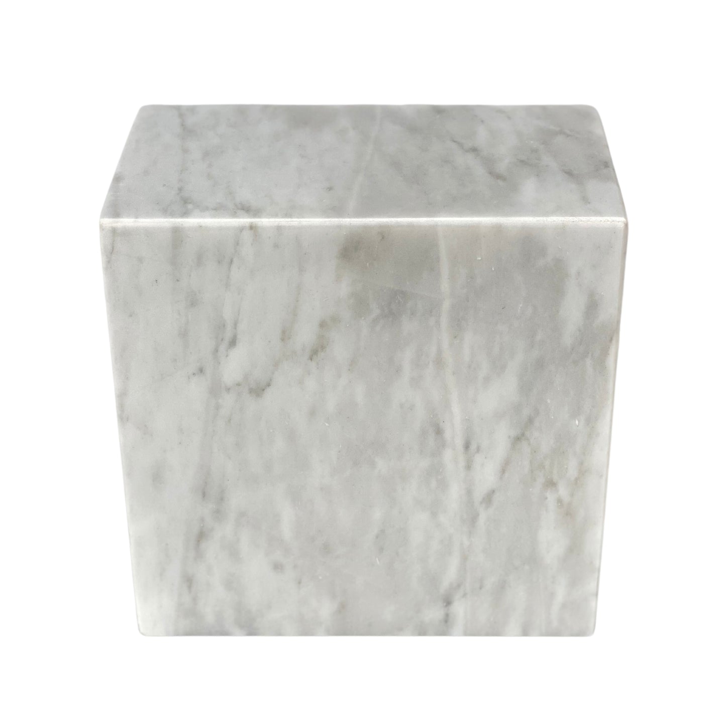 White Marble Urn - 250 cubic inches