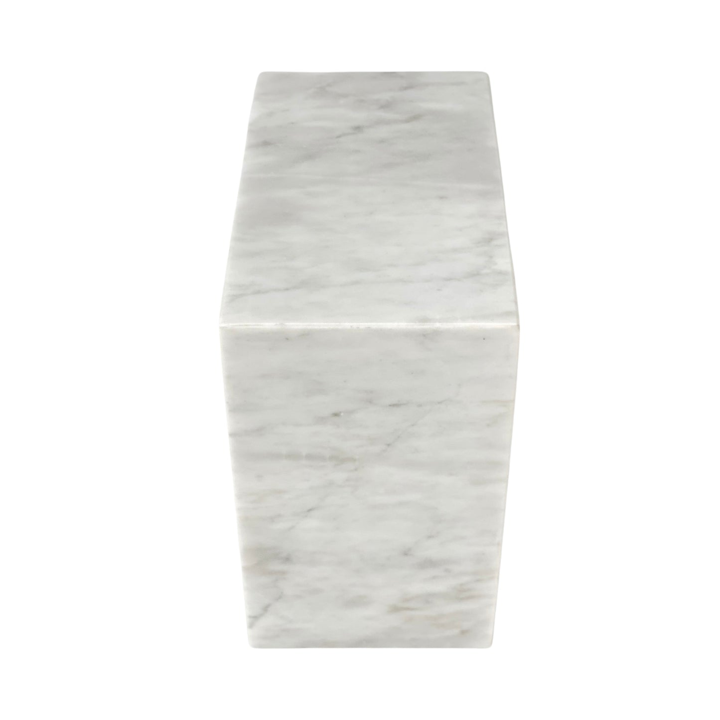 White Marble Urn - 250 cubic inches