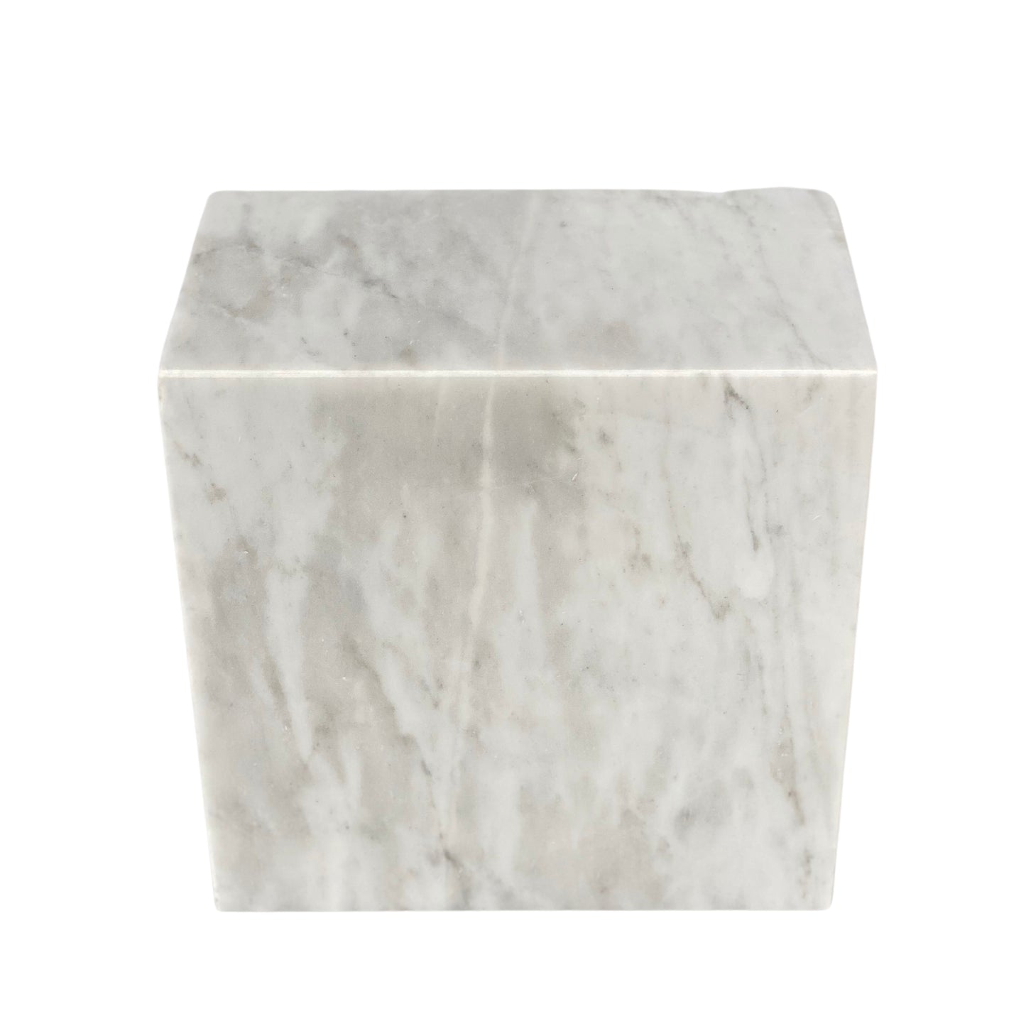 White Marble Urn - 250 cubic inches