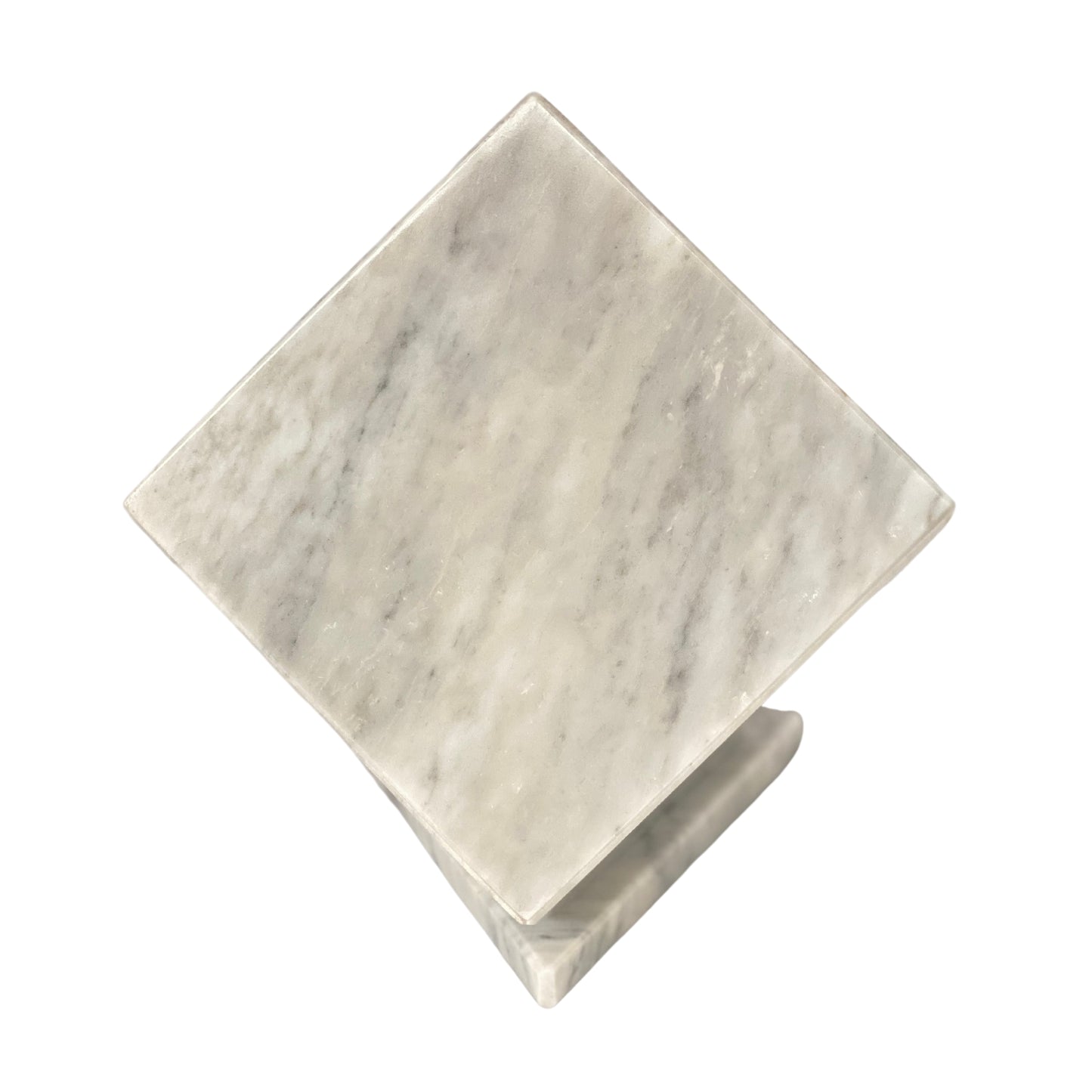 White Marble Urn - 125 cubic inches