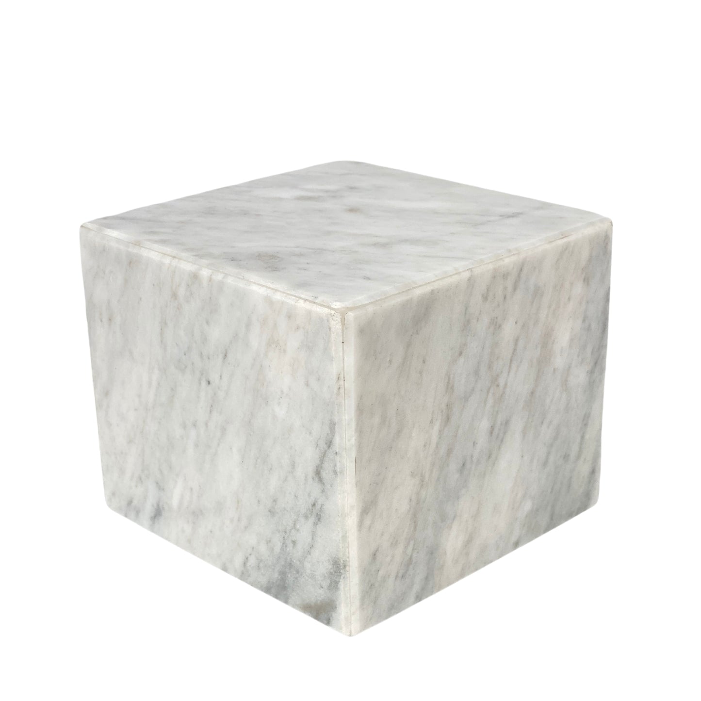 White Marble Urn - 40 cubic inches