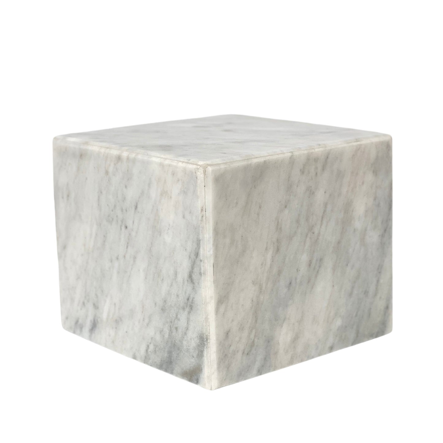 White Marble Urn - 40 cubic inches