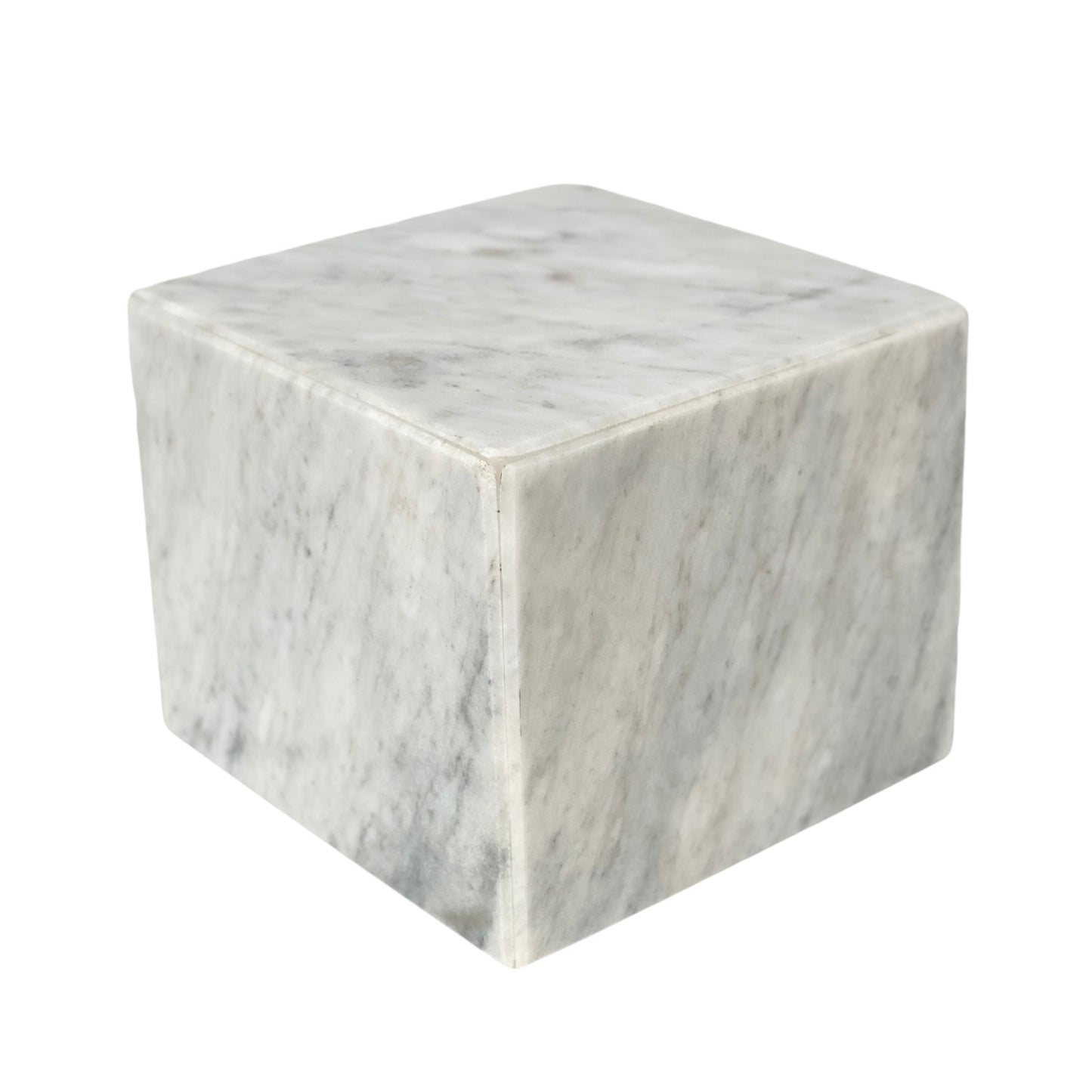 White Marble Urn - 40 cubic inches