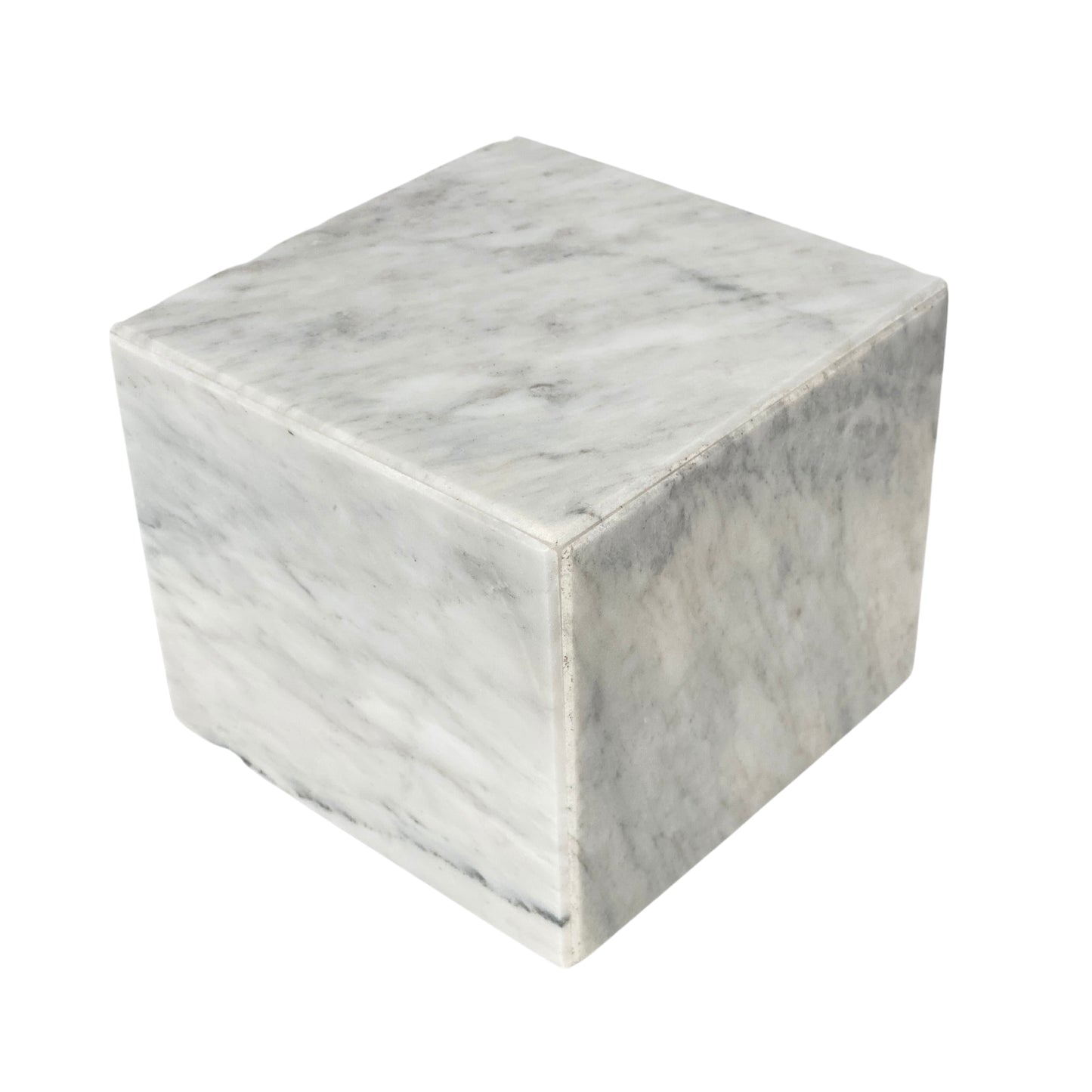 White Marble Urn - 40 cubic inches