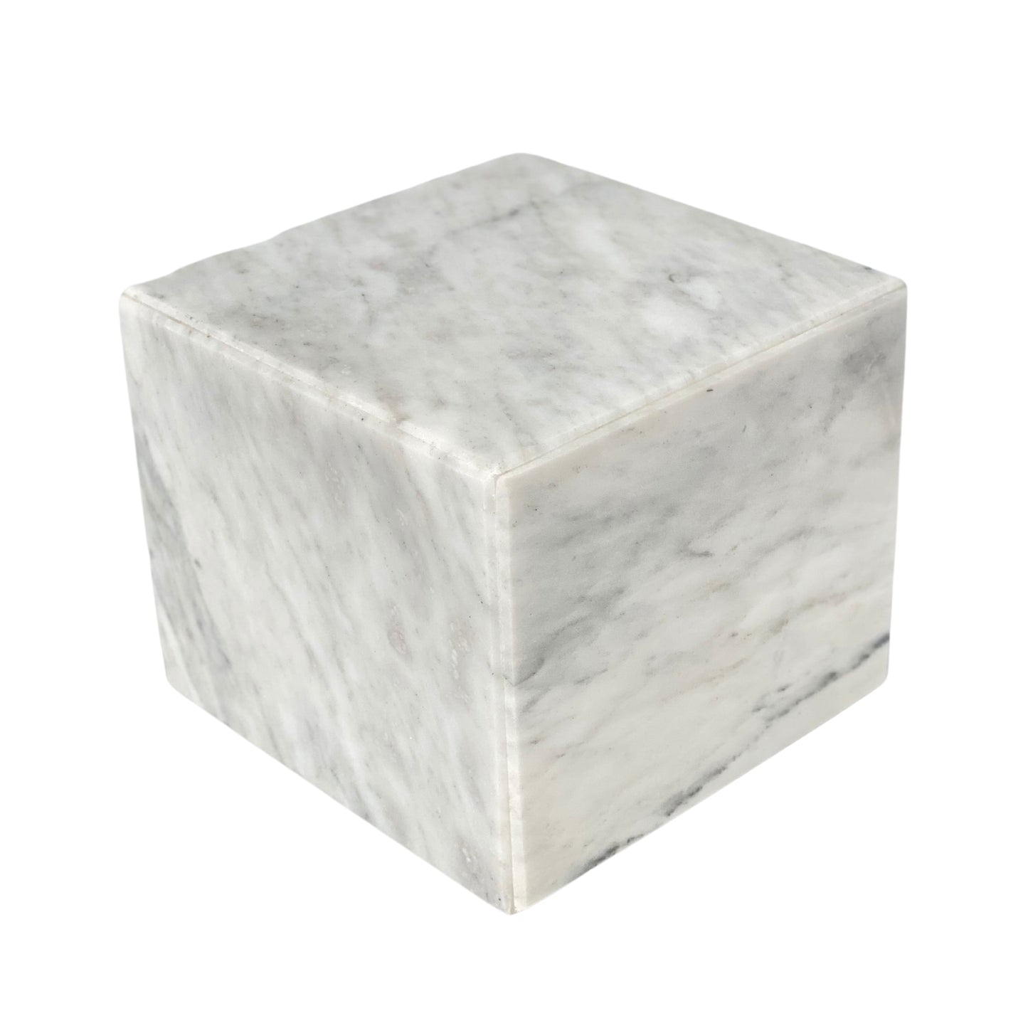 White Marble Urn - 40 cubic inches