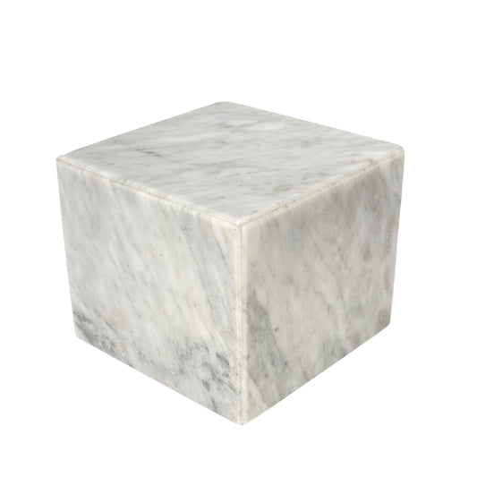 White Marble Urn - 40 cubic inches