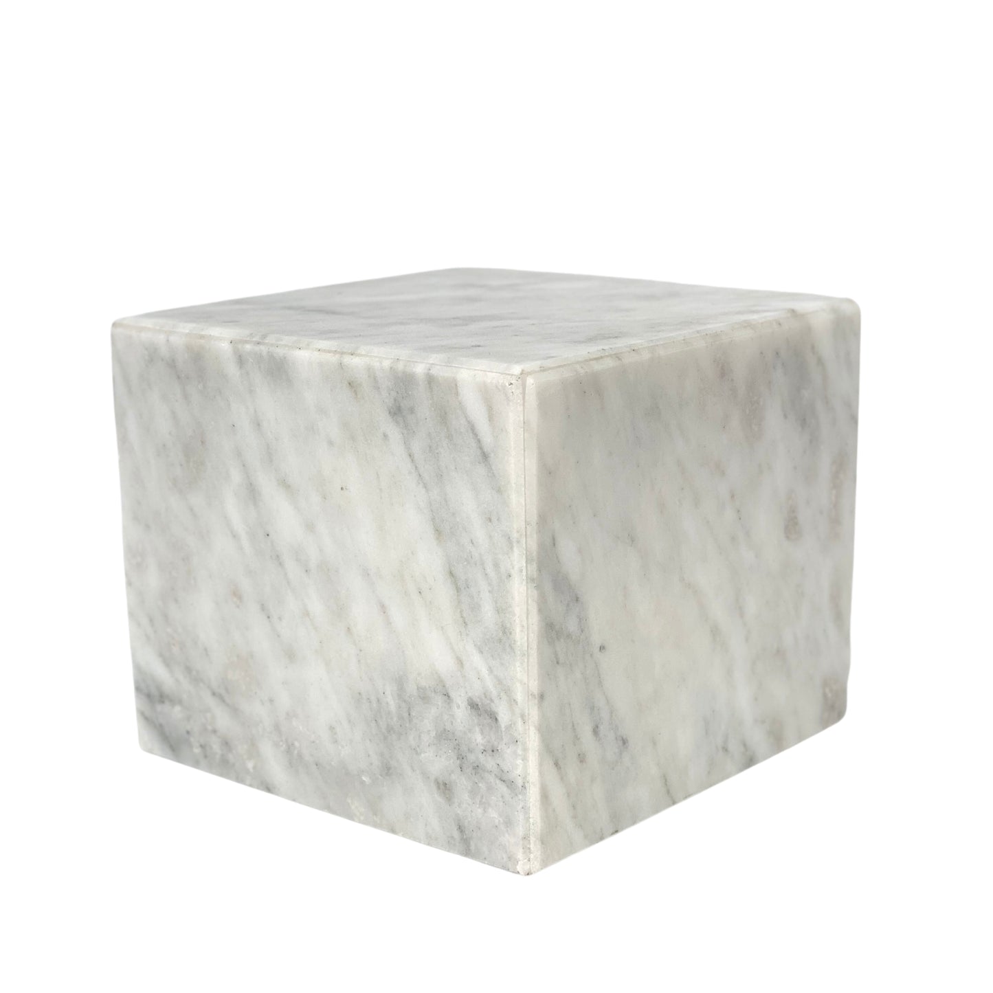 White Marble Urn - 40 cubic inches