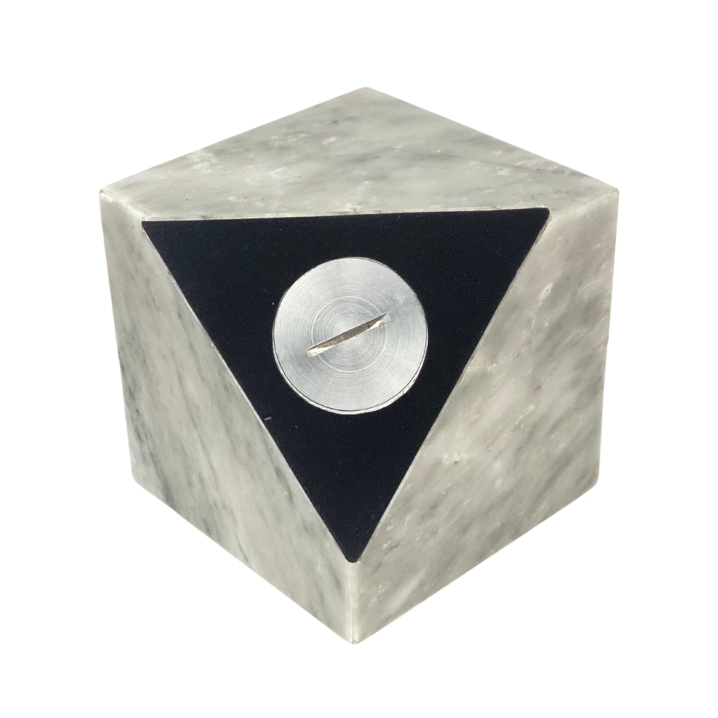 White Marble Urn - 125 cubic inches