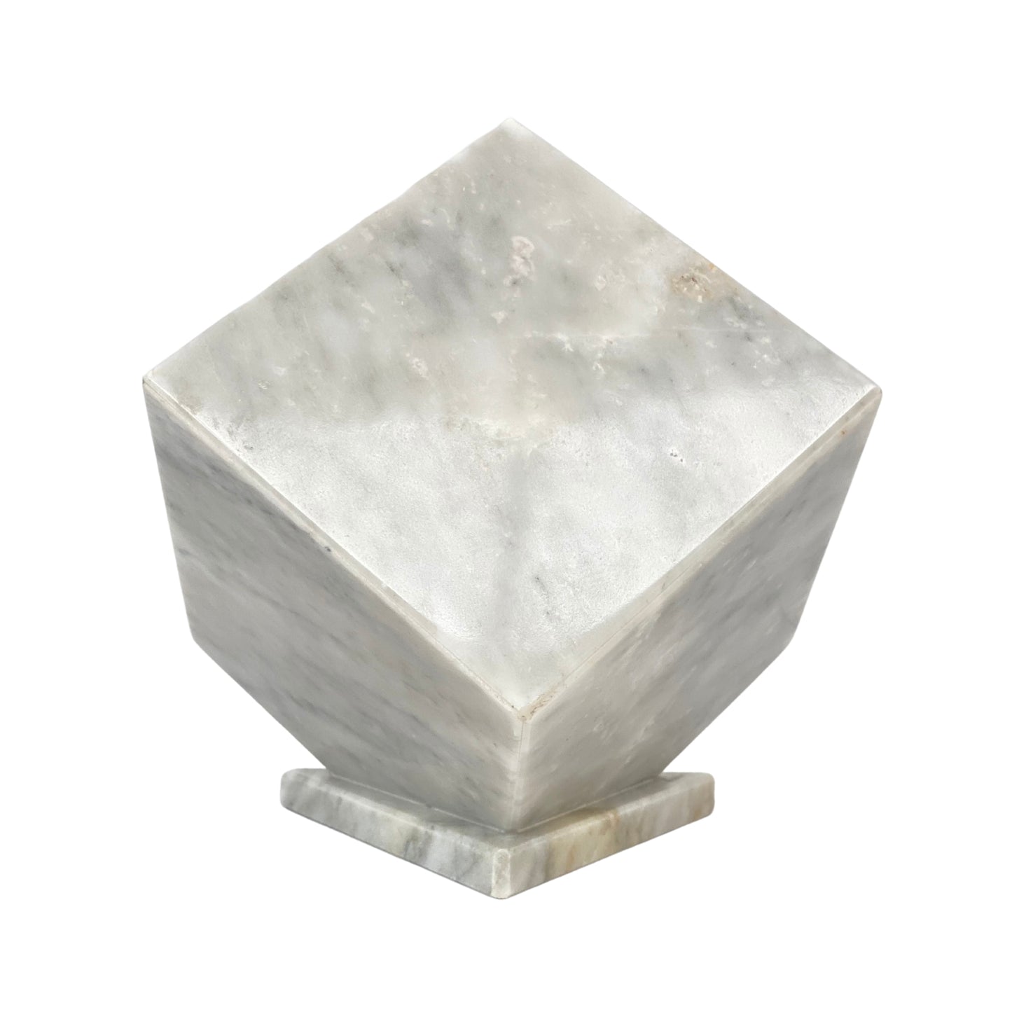 White Marble Urn - 125 cubic inches