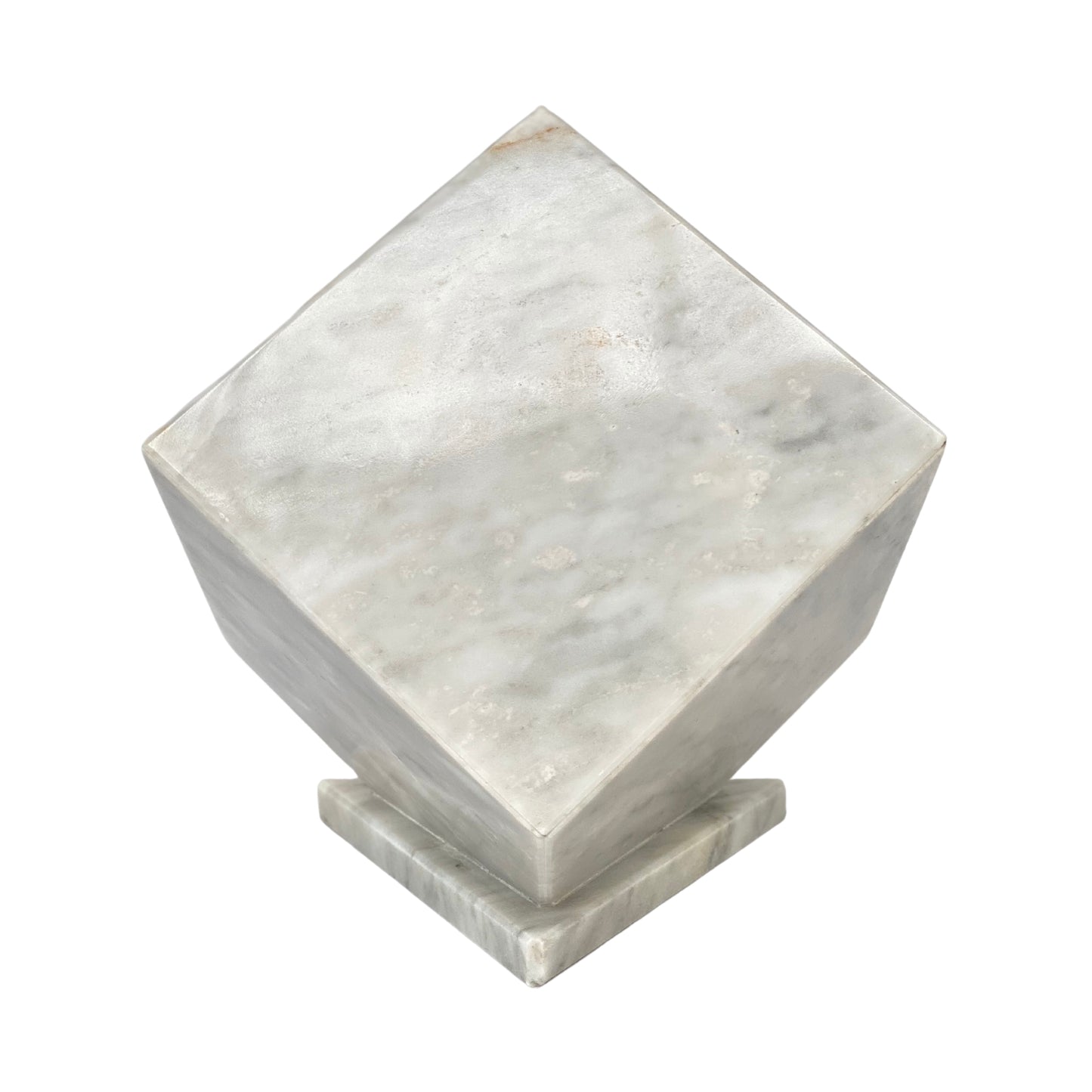 White Marble Urn - 125 cubic inches