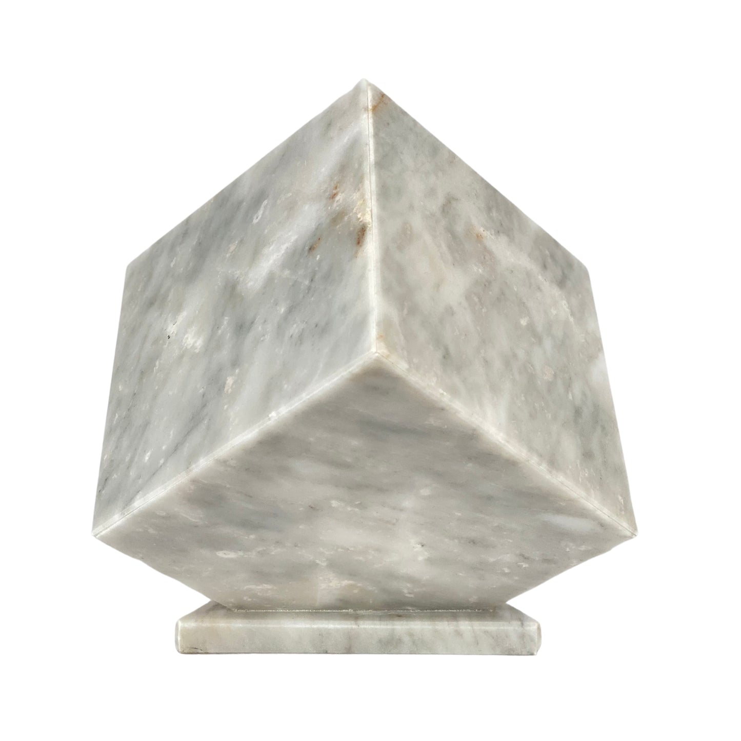 White Marble Urn - 125 cubic inches