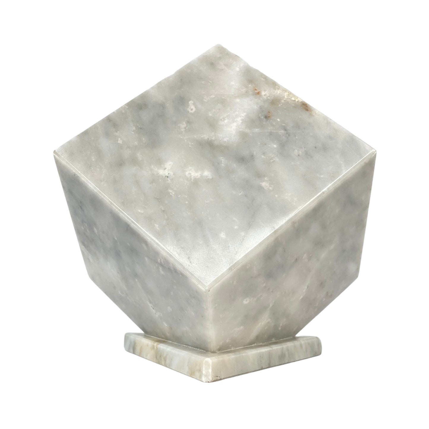 White Marble Urn - 125 cubic inches