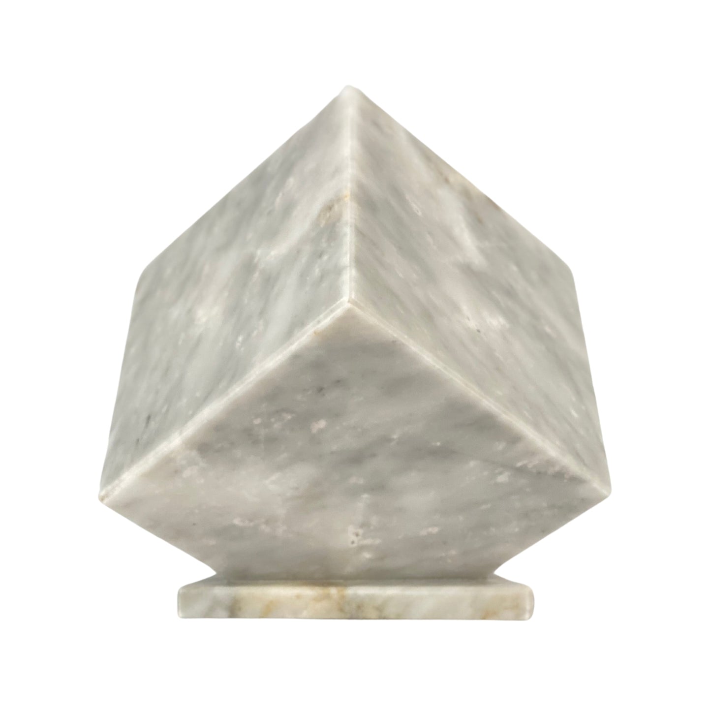 White Marble Urn - 125 cubic inches