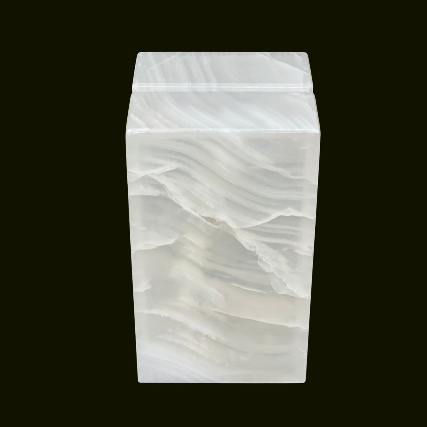 White Onyx Urn - 168 cubic inches