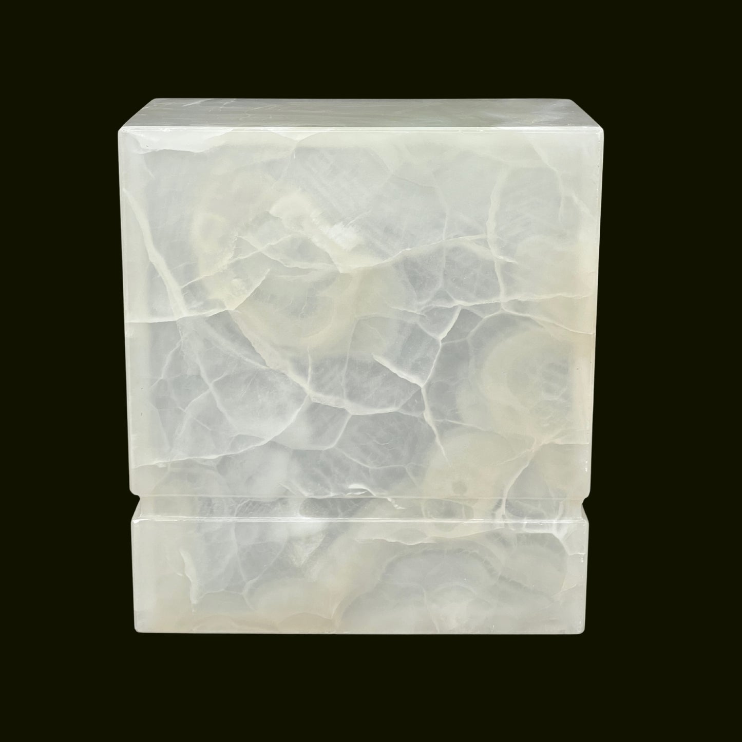 White Onyx Urn - 450 cubic inches