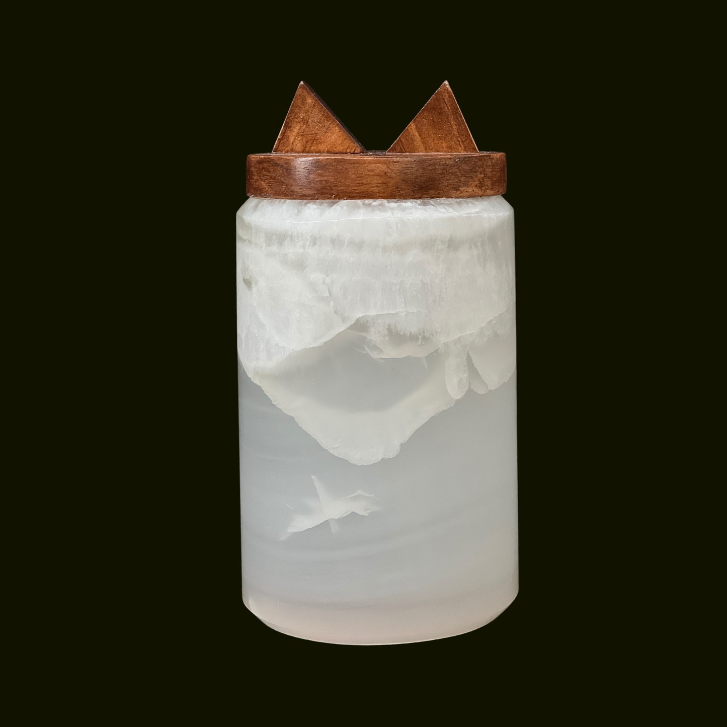 White Onyx Urn - 65 cubic inches