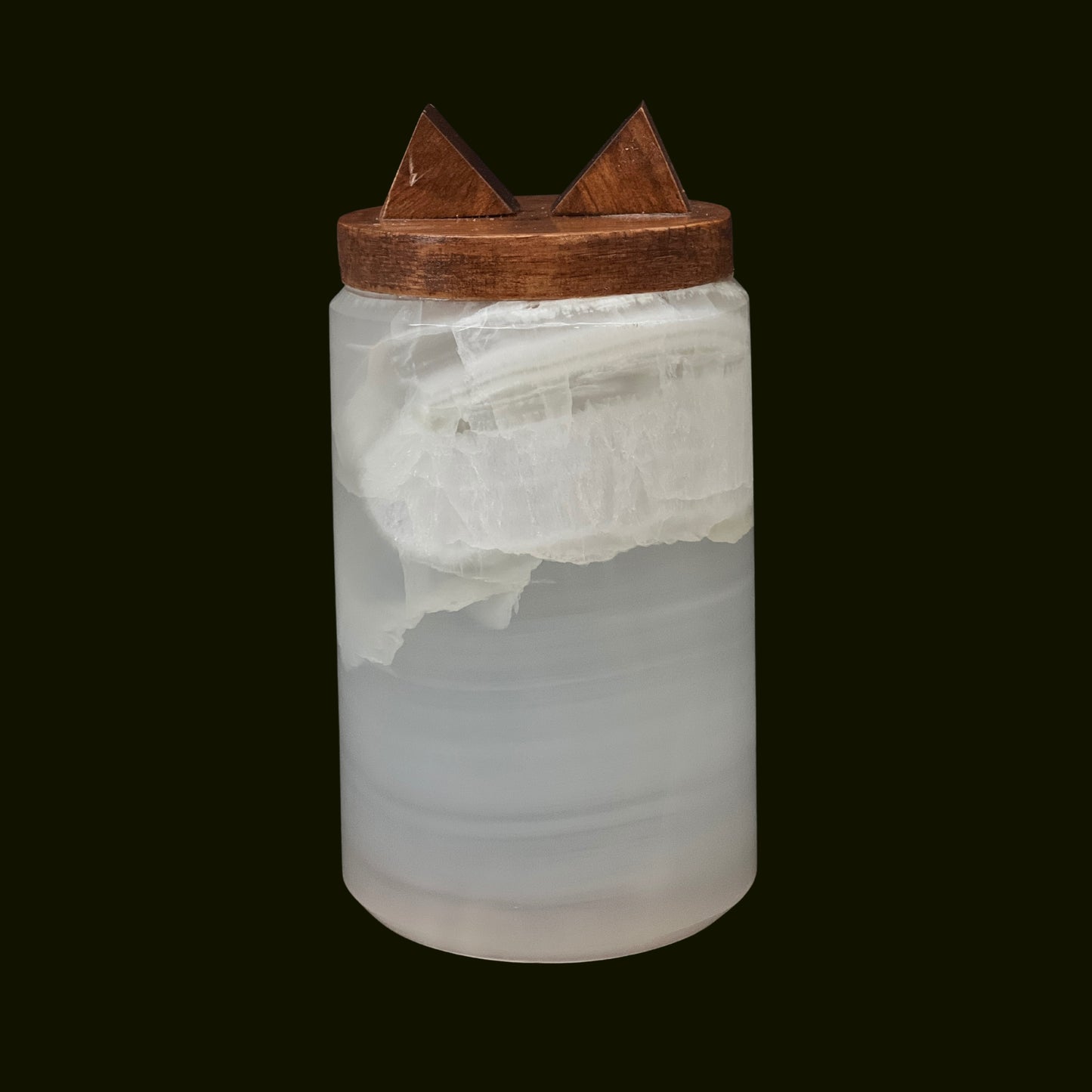 White Onyx Urn - 65 cubic inches