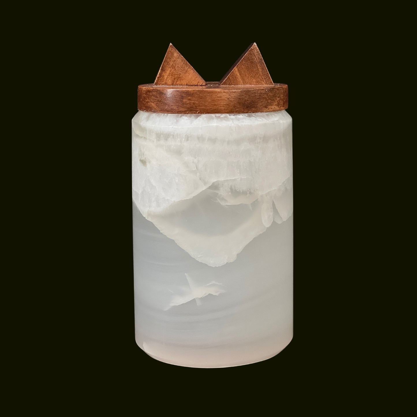 White Onyx Urn - 65 cubic inches