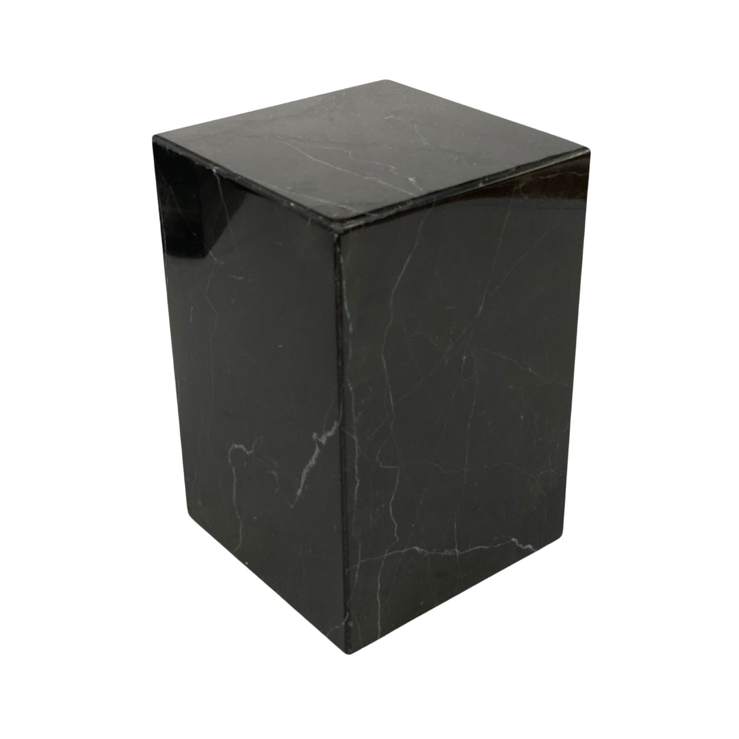 Black Marble Urn - 105 cubic inches