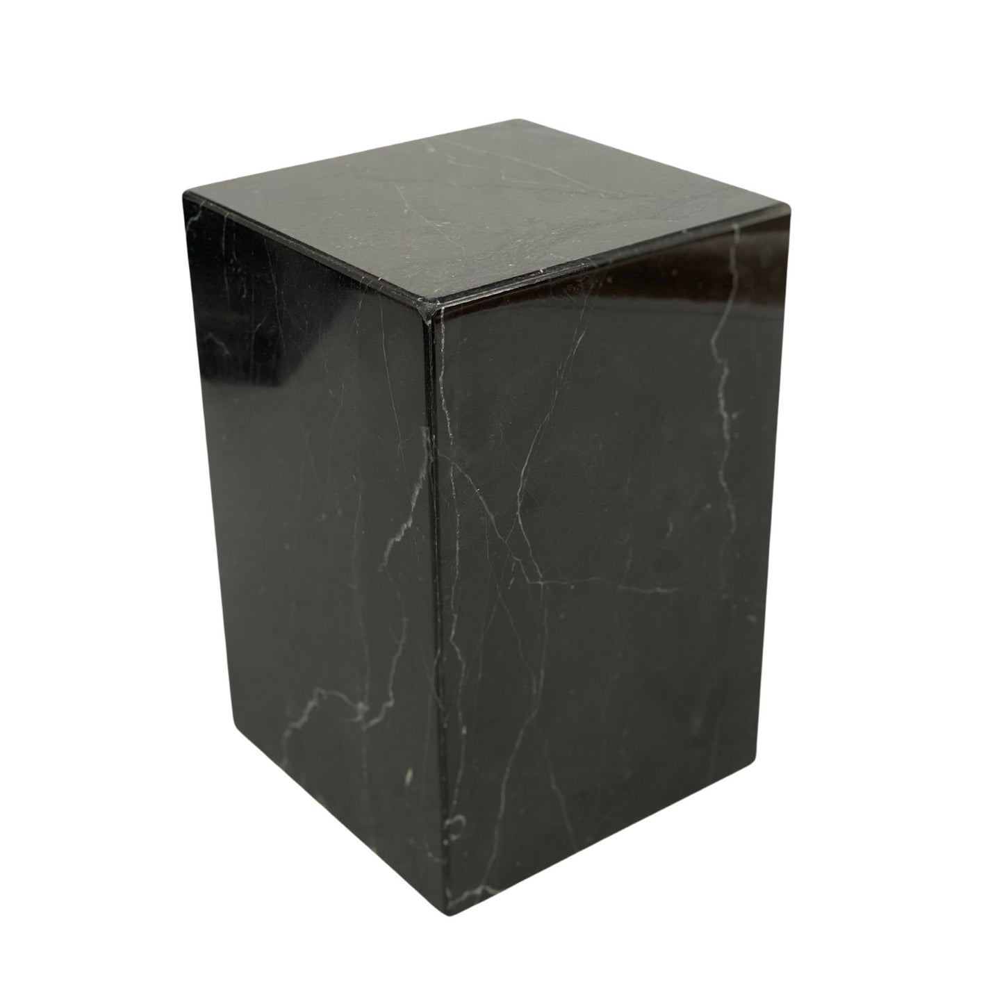 Black Marble Urn - 105 cubic inches