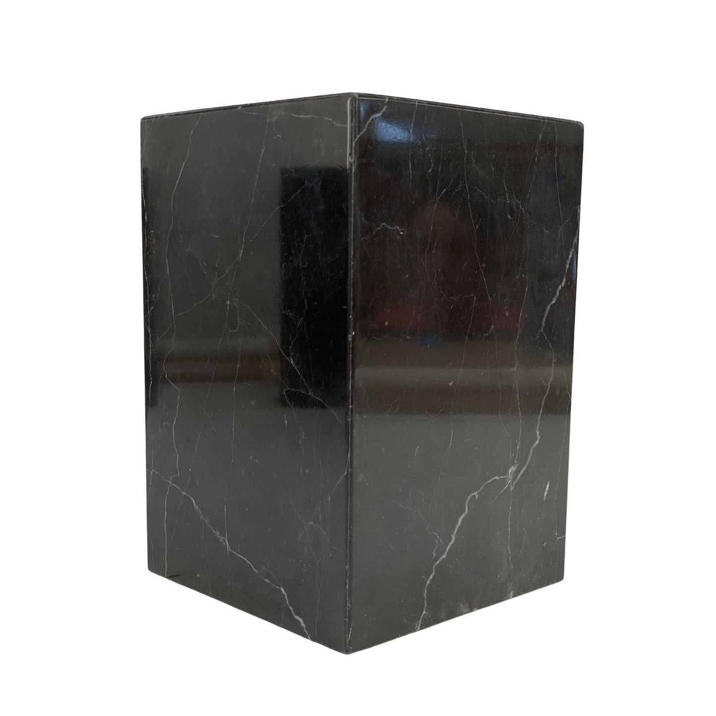 Black Marble Urn - 105 cubic inches