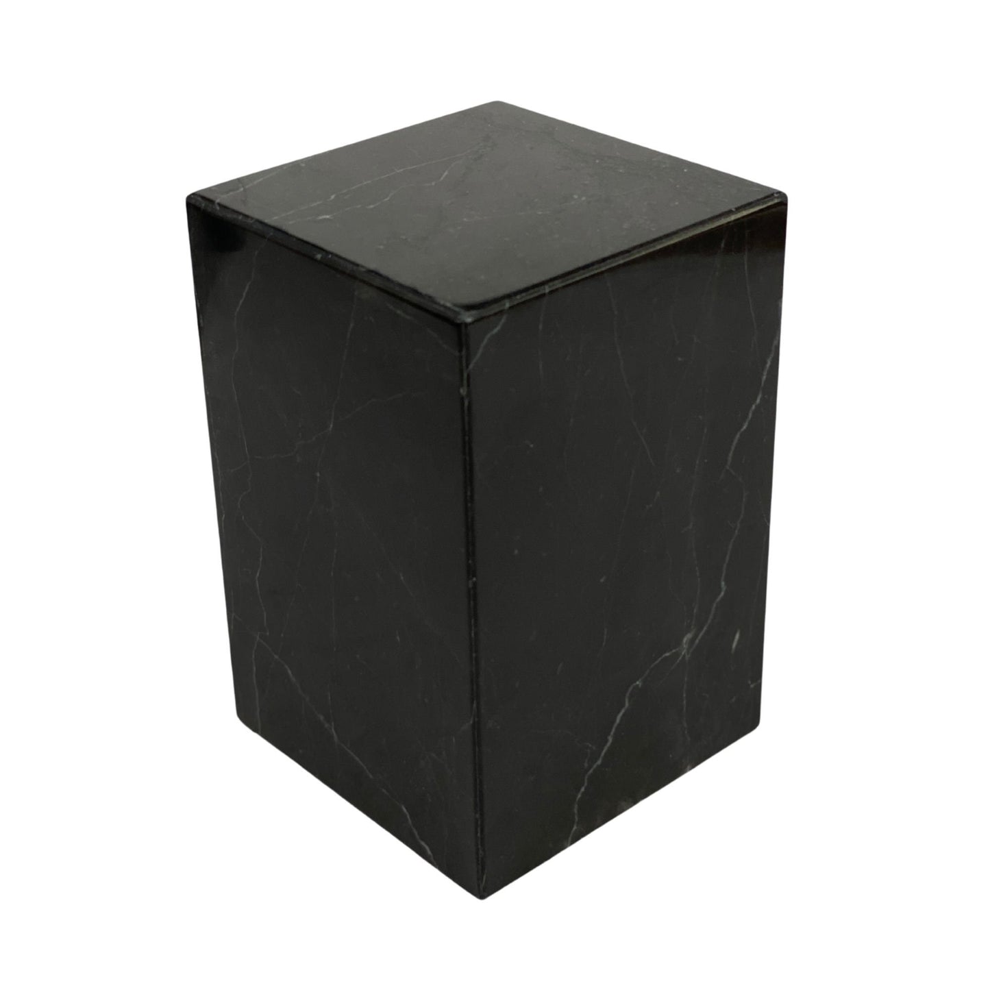 Black Marble Urn - 105 cubic inches