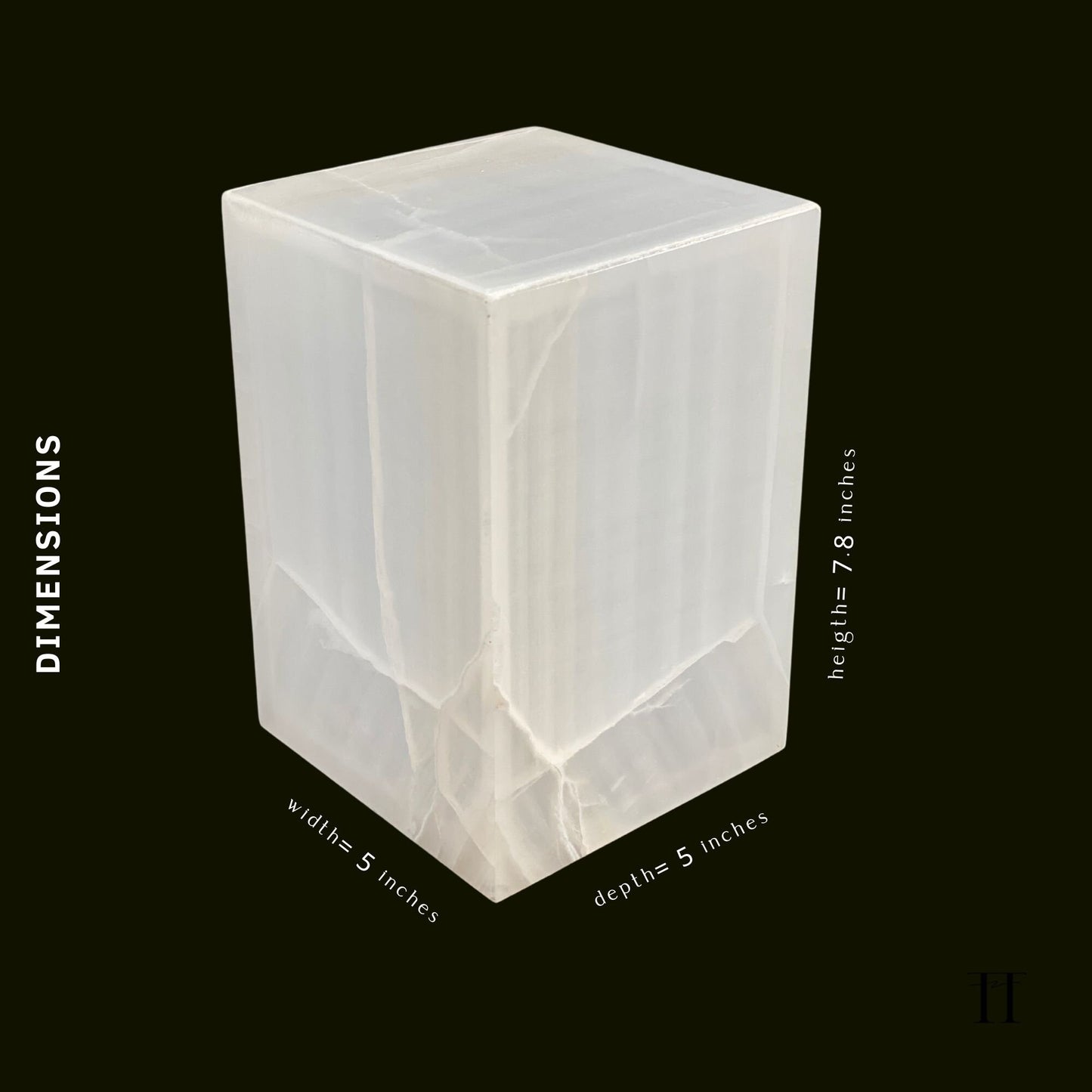 White Onyx Urn - 105 cubic inches