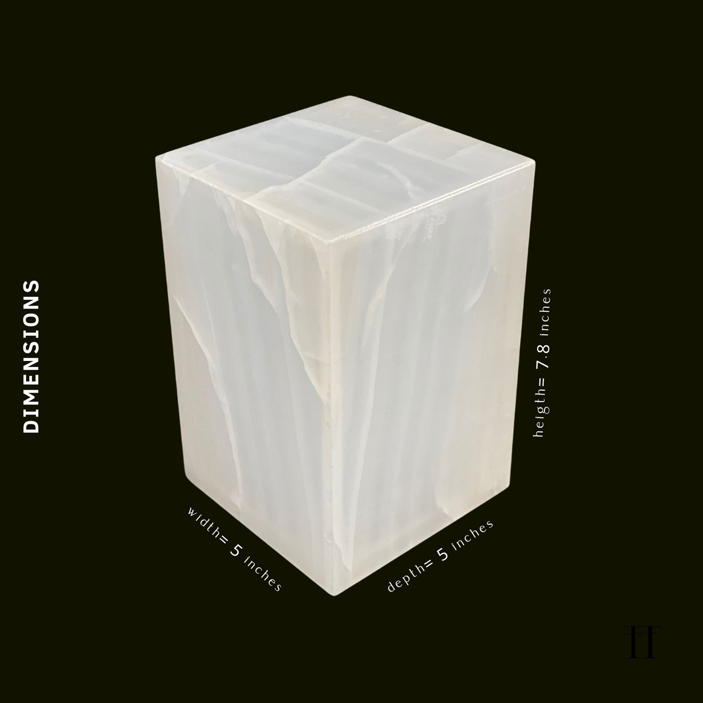 White Onyx Urn - 105 cubic inches