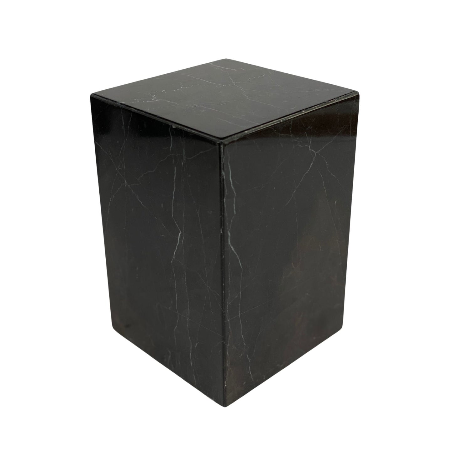 Black Marble Urn - 105 cubic inches