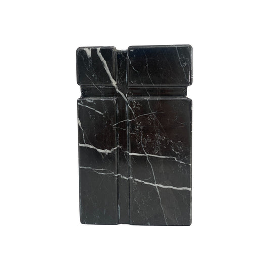 Black Marble Urn - 100 cubic inches