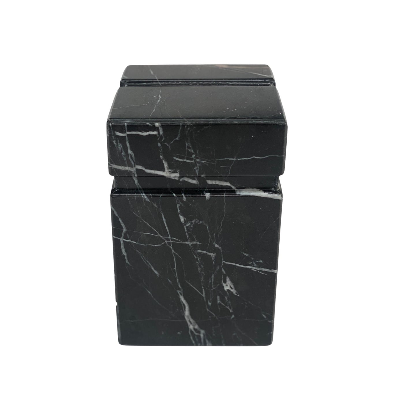 Black Marble Urn - 100 cubic inches