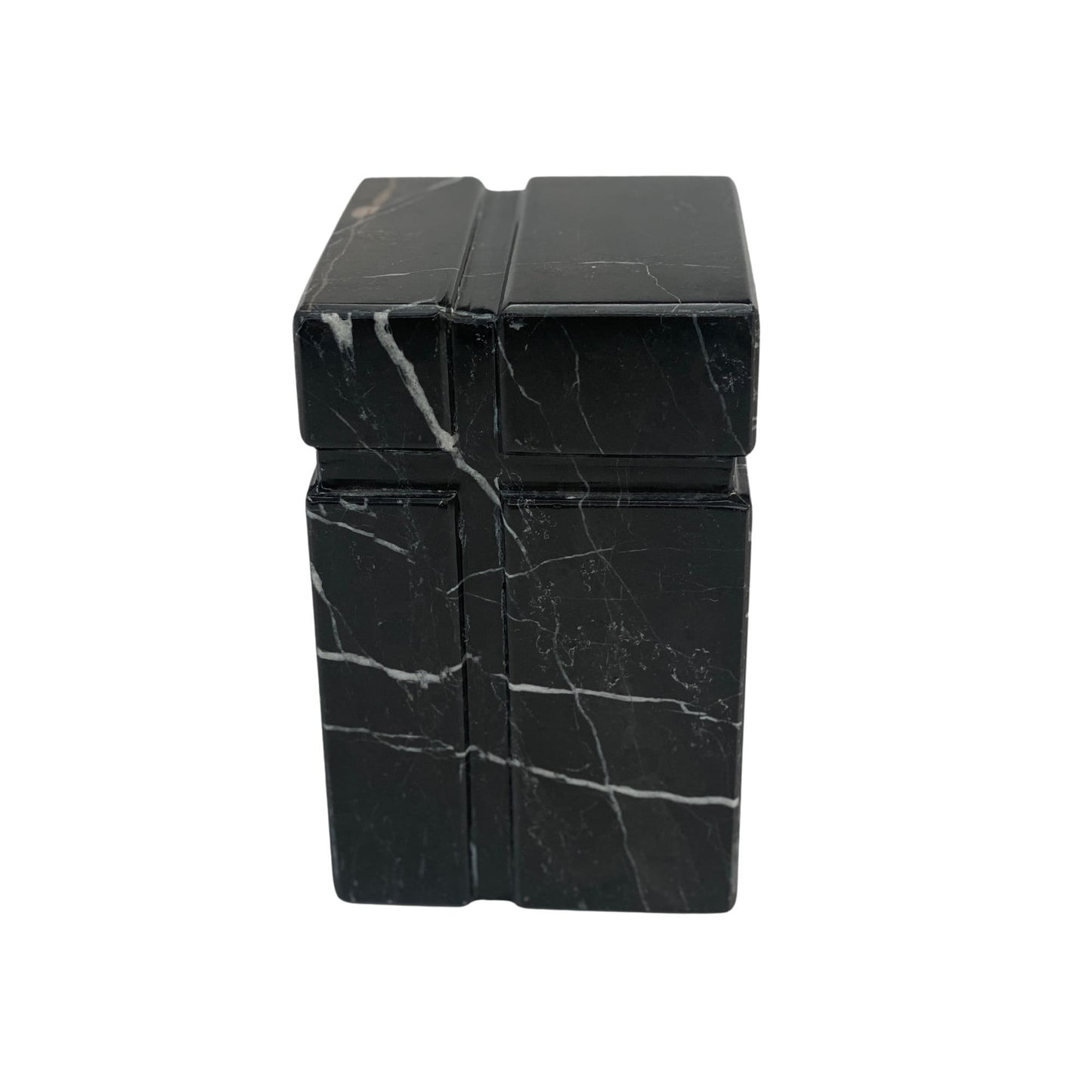 Black Marble Urn - 100 cubic inches